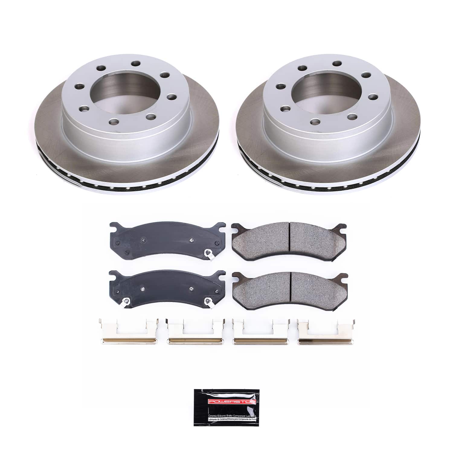 Power Stop SC2041 - Rear Z17 Evolution Pad And Semi-Coated Rotor Kit vehicle fitment brake part