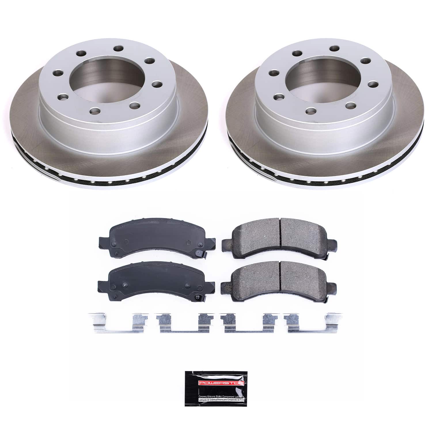 Power Stop SC2043 - Rear Z17 Evolution Pad And Semi-Coated Rotor Kit vehicle fitment brake part