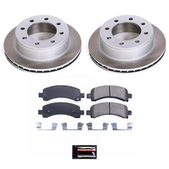 Power Stop SC2043 - Rear Z17 Evolution Pad And Semi-Coated Rotor Kit vehicle fitment brake part