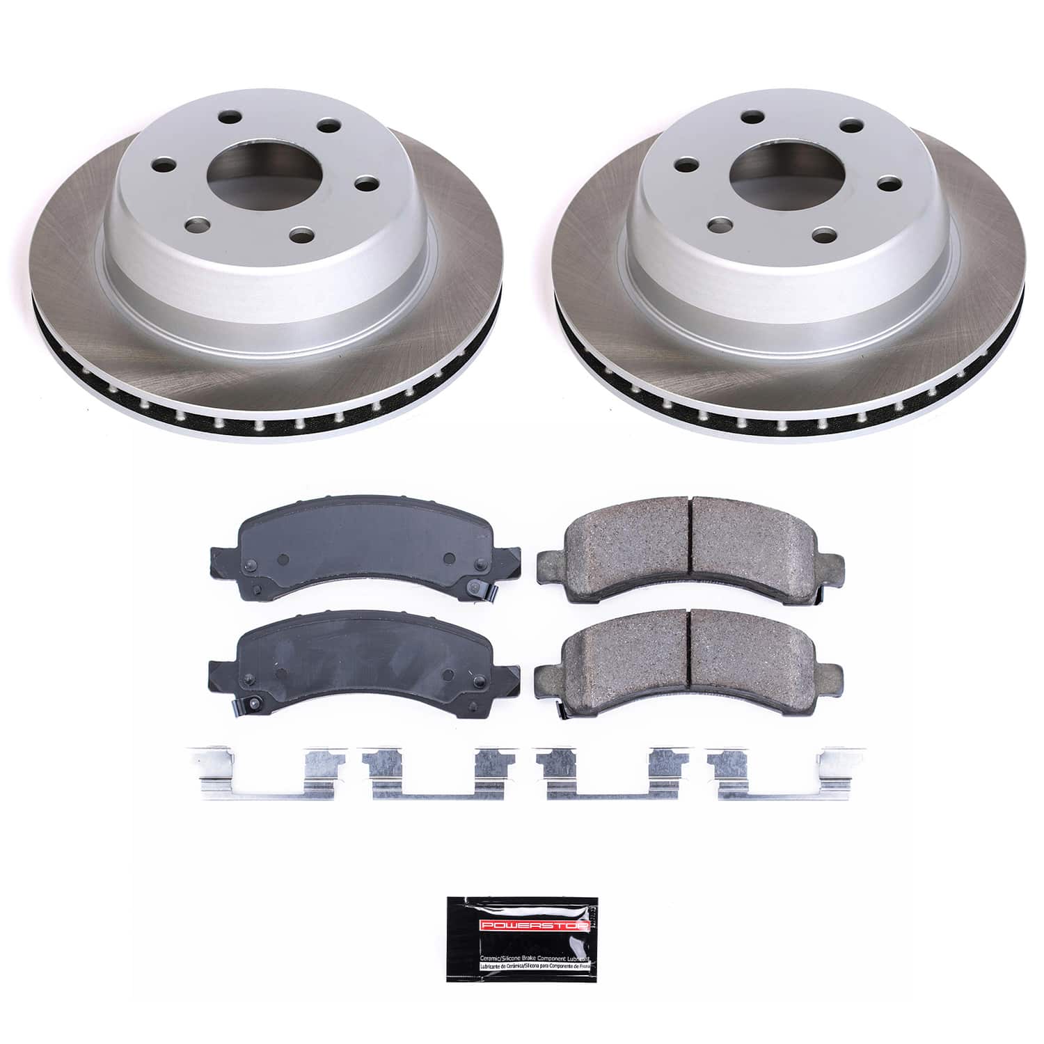 Power Stop SC2047 - Rear Z17 Evolution Pad And Semi-Coated Rotor Kit vehicle fitment brake part