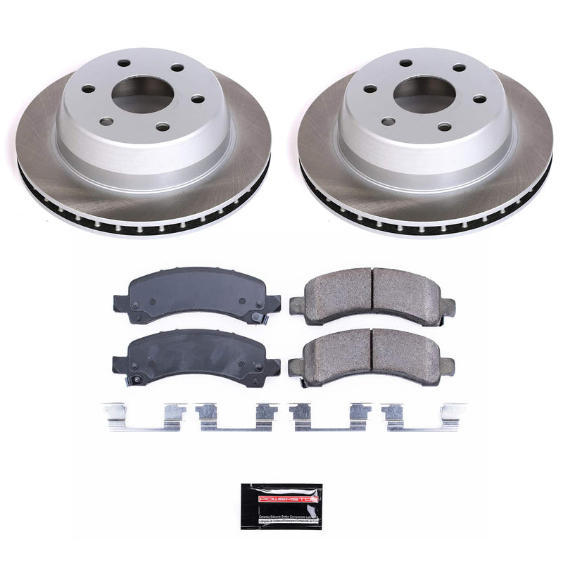 Power Stop SC2047 - Rear Z17 Evolution Pad And Semi-Coated Rotor Kit vehicle fitment brake part