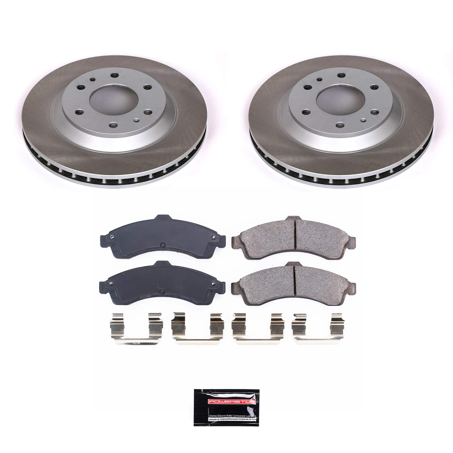 Power Stop SC2057 - Front Z17 Evolution Pad And Semi-Coated Rotor Kit vehicle fitment brake part