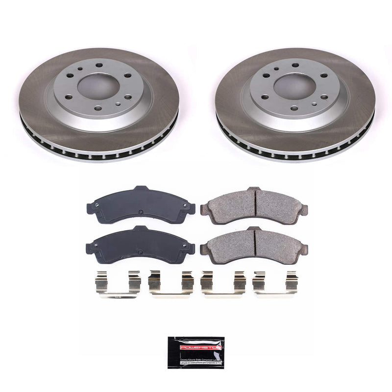 Power Stop SC2057 - Front Z17 Evolution Pad And Semi-Coated Rotor Kit vehicle fitment brake part