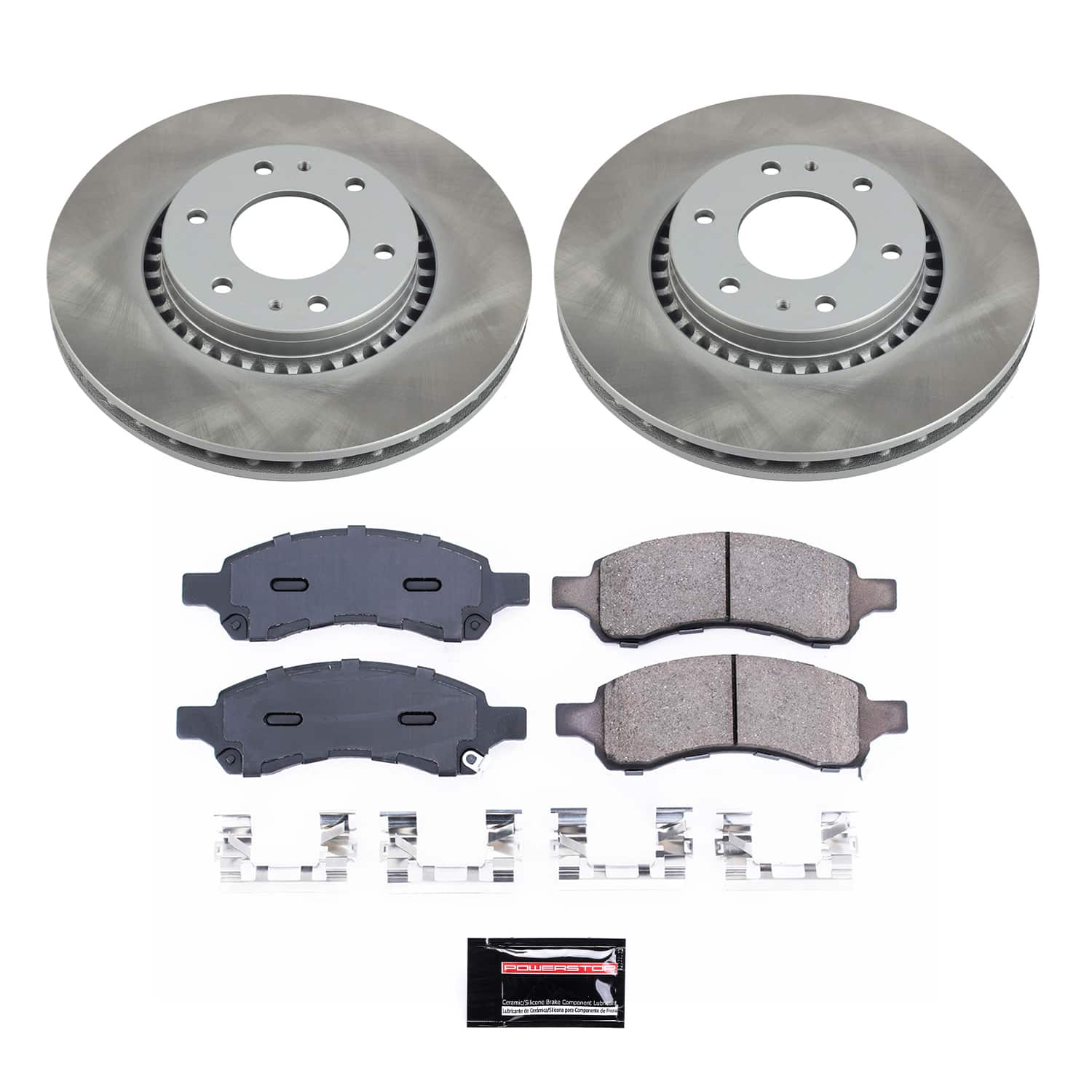 Power Stop SC2059 - Front Z17 Evolution Pad And Semi-Coated Rotor Kit vehicle fitment brake part