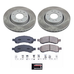 Power Stop SC2059 - Front Z17 Evolution Pad And Semi-Coated Rotor Kit vehicle fitment brake part