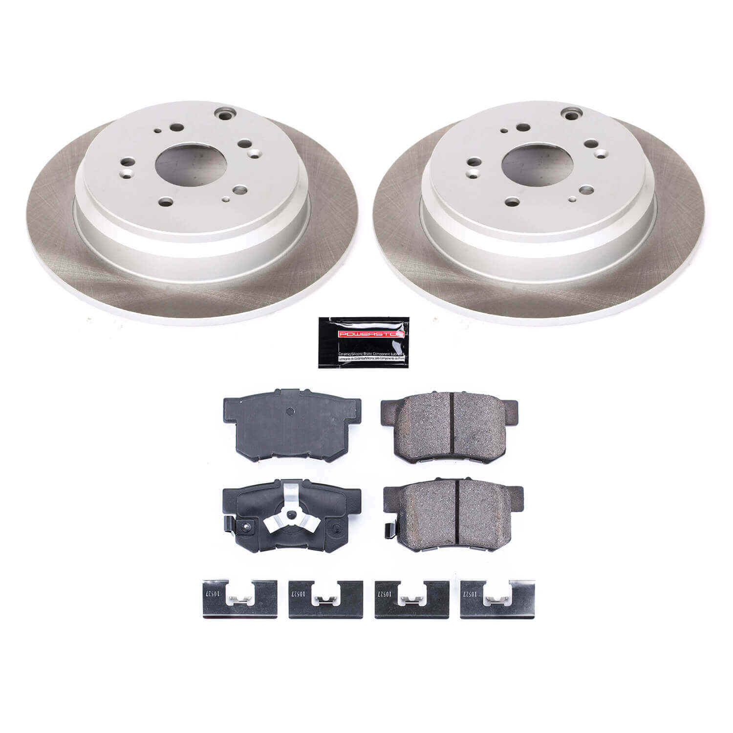 Power Stop SC206 - Rear Z17 Evolution Pad And Semi-Coated Rotor Kit vehicle fitment brake part