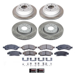 Power Stop SC2060 - Front And Rear Z17 Evolution Pad And Semi-Coated Rotor Kit vehicle fitment brake part