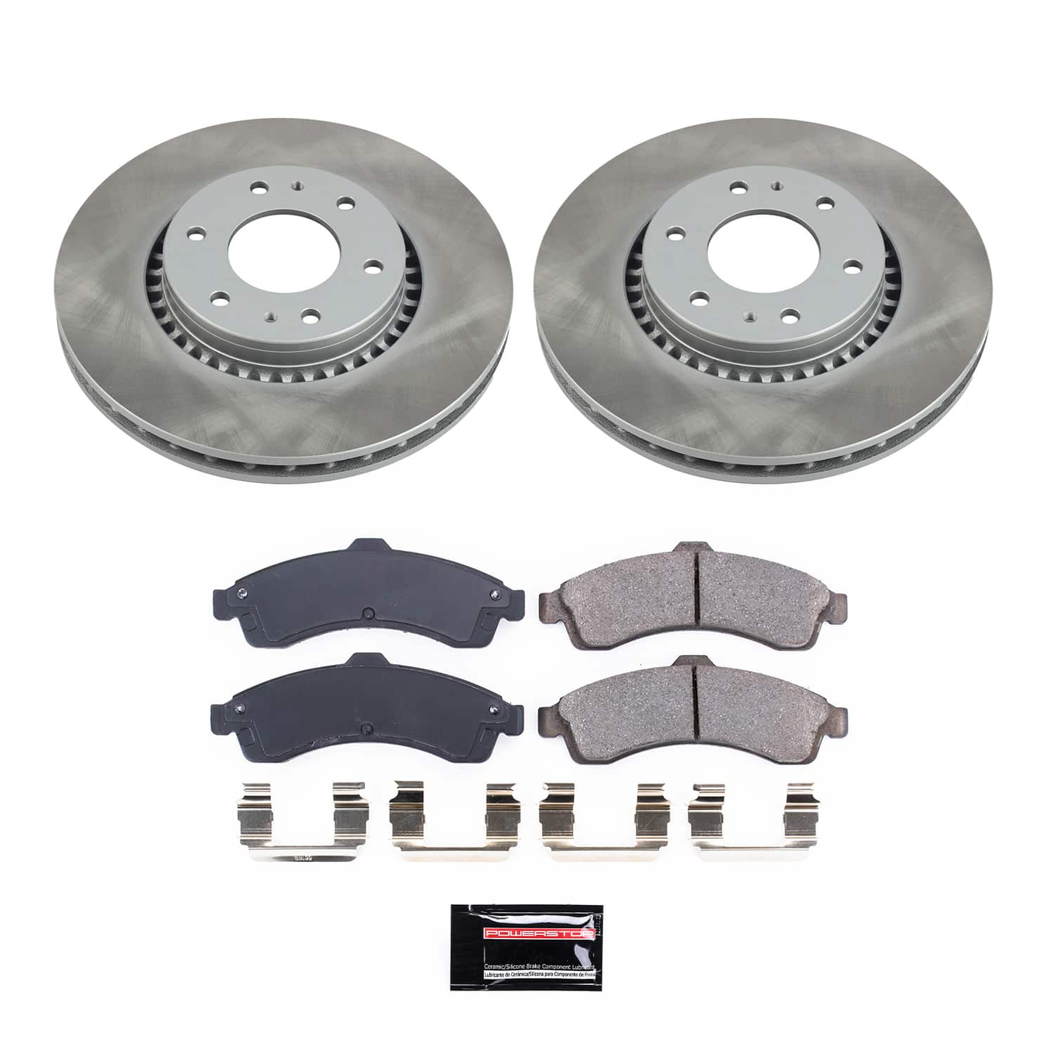 Power Stop SC2061 - Front Z17 Evolution Pad And Semi-Coated Rotor Kit vehicle fitment brake part