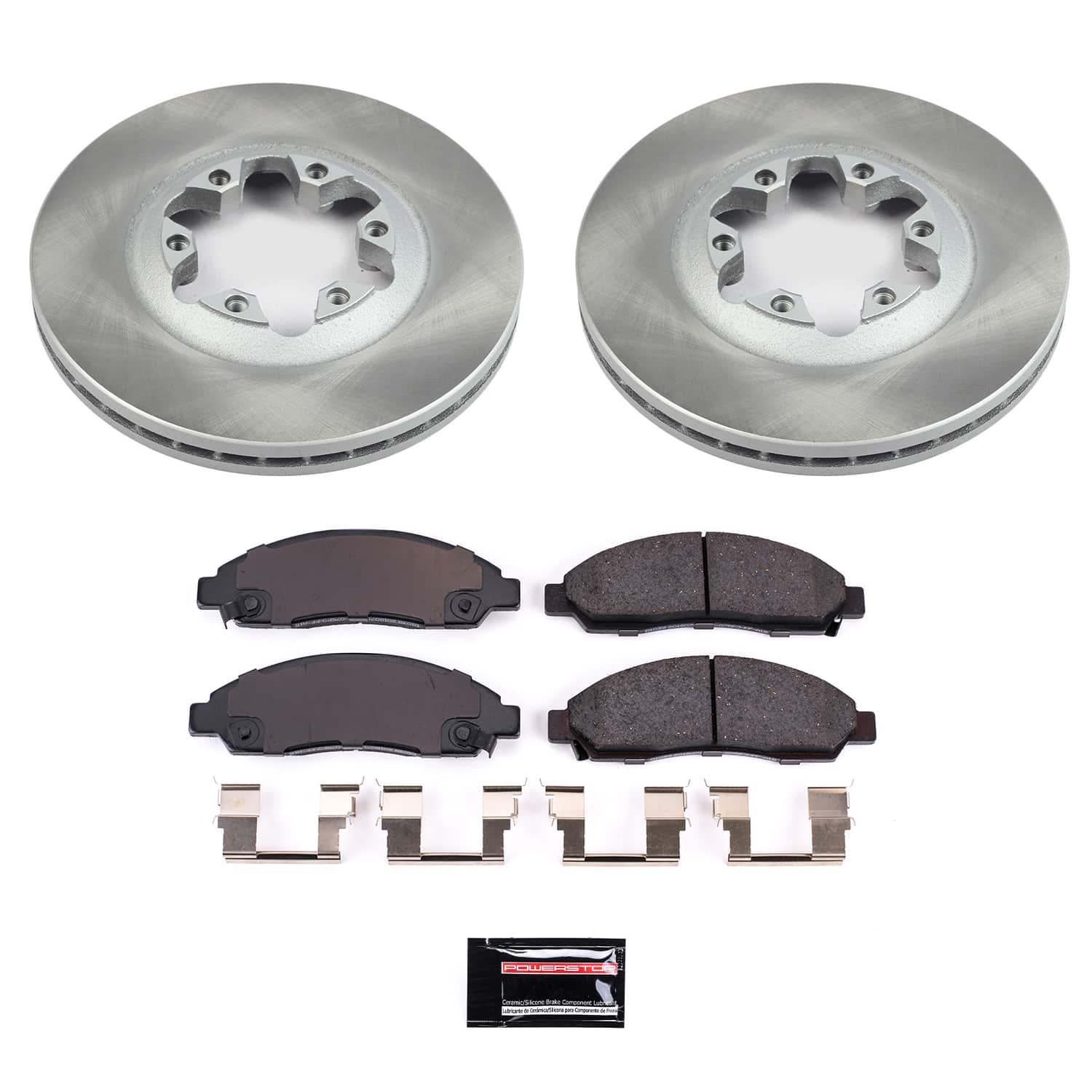 Power Stop SC2066 - Front Z17 Evolution Pad And Semi-Coated Rotor Kit vehicle fitment brake part
