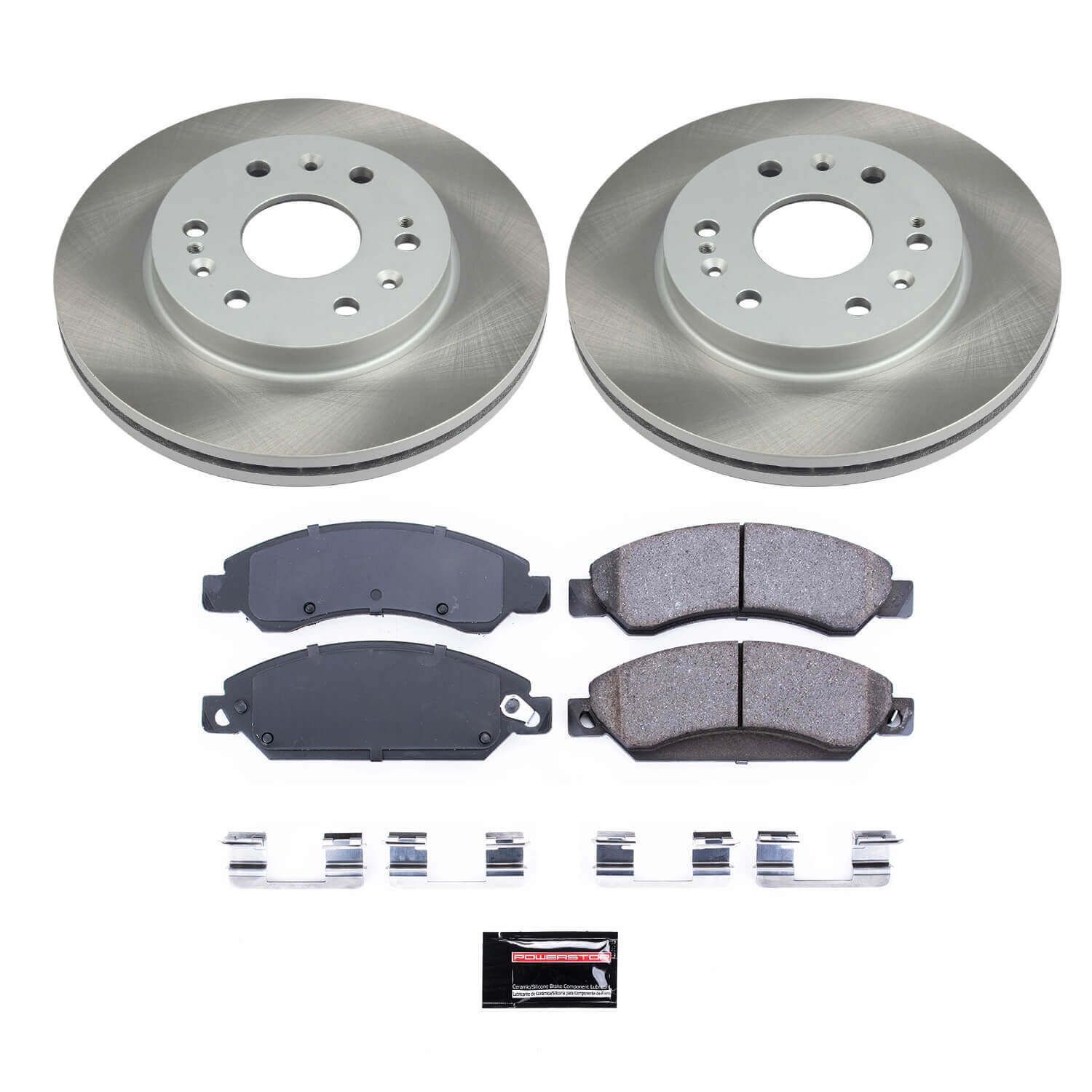Power Stop SC2067 - Front Z17 Evolution Pad And Semi-Coated Rotor Kit vehicle fitment brake part