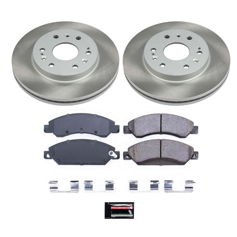 Power Stop SC2067 - Front Z17 Evolution Pad And Semi-Coated Rotor Kit vehicle fitment brake part