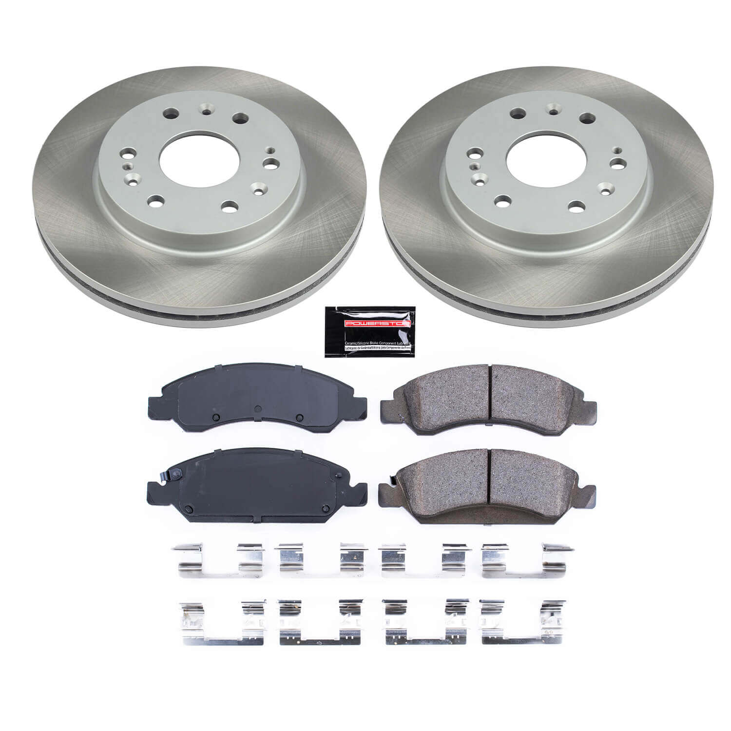 Power Stop SC2069 - Front Z17 Evolution Pad And Semi-Coated Rotor Kit vehicle fitment brake part