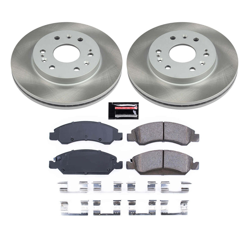 Power Stop SC2069 - Front Z17 Evolution Pad And Semi-Coated Rotor Kit vehicle fitment brake part