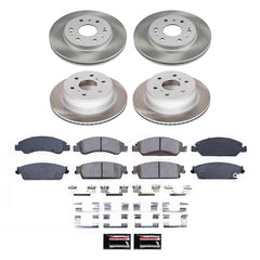 Power Stop SC2070 - Front And Rear Z17 Evolution Pad And Semi-Coated Rotor Kit vehicle fitment brake part