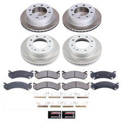Power Stop SC2073 - Front And Rear Z17 Evolution Pad And Semi-Coated Rotor Kit vehicle fitment brake part