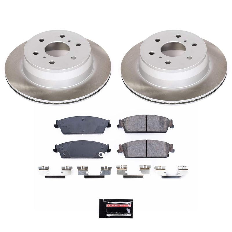 Power Stop SC2083 - Rear Z17 Evolution Pad And Semi-Coated Rotor Kit vehicle fitment brake part