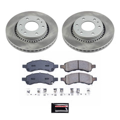 Power Stop SC2084 - Front Z17 Evolution Pad And Semi-Coated Rotor Kit vehicle fitment brake part