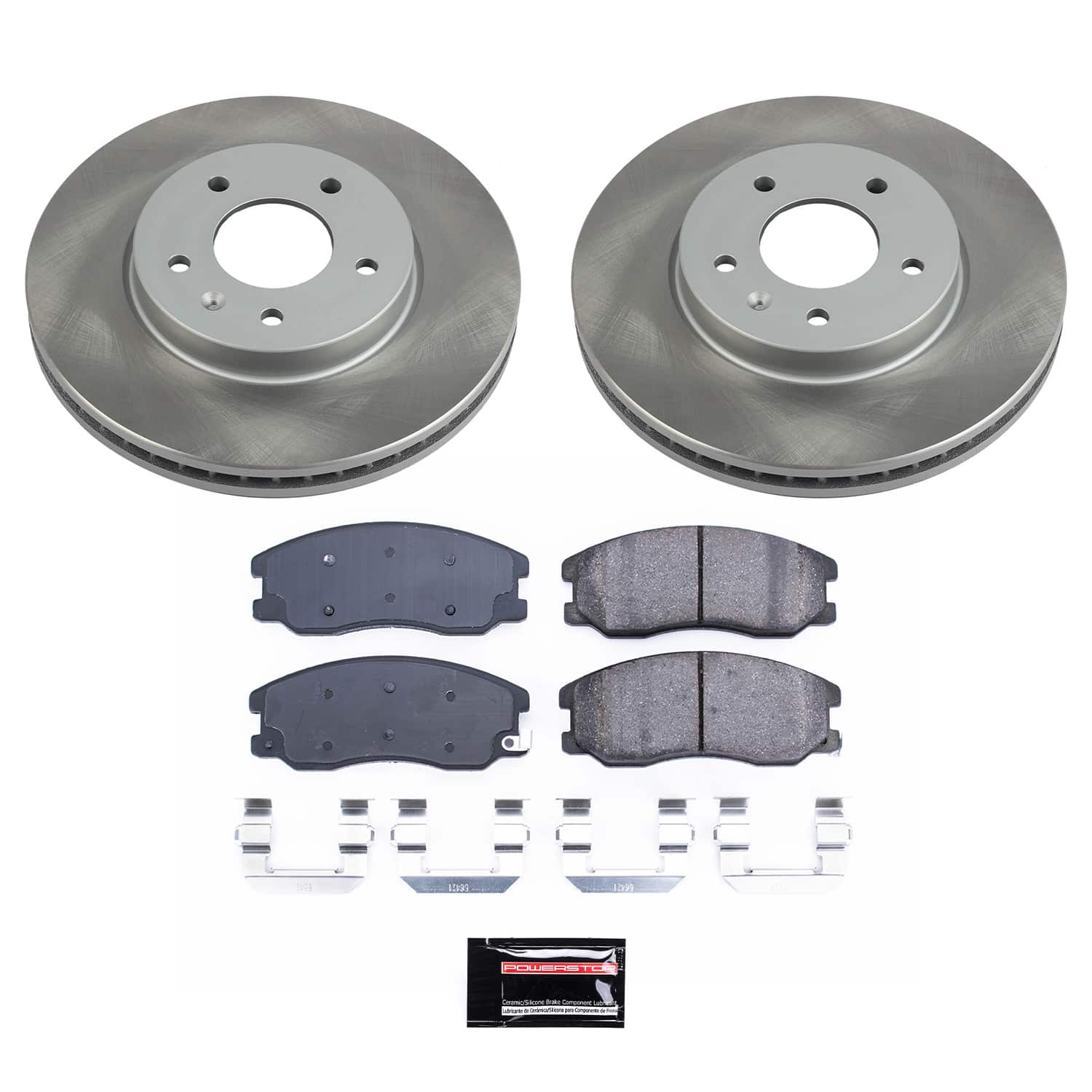 Power Stop SC2090 - Front Z17 Evolution Pad And Semi-Coated Rotor Kit vehicle fitment brake part