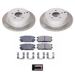 Power Stop SC2092 - Rear Z17 Evolution Pad And Semi-Coated Rotor Kit vehicle fitment brake part