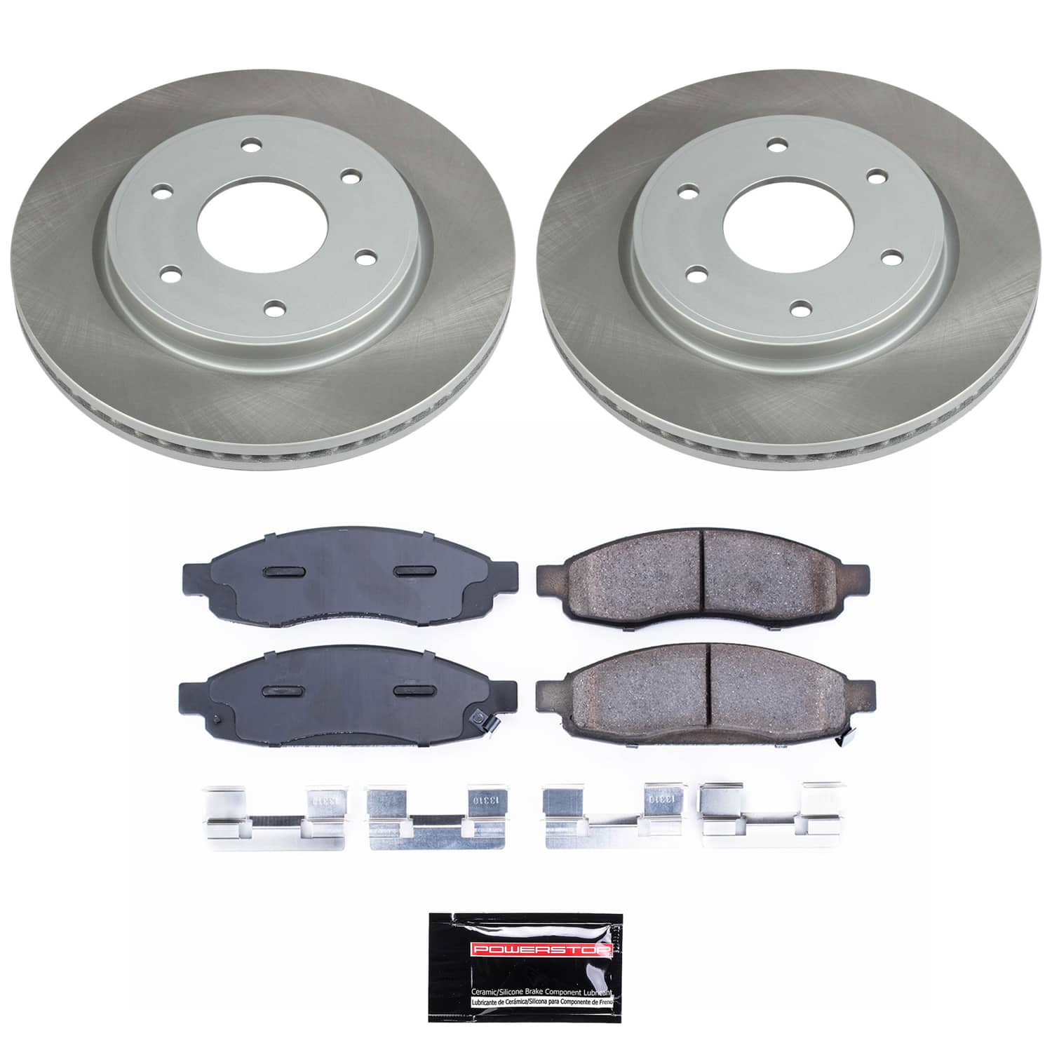 Power Stop SC211 - Front Z17 Evolution Pad And Semi-Coated Rotor Kit vehicle fitment brake part