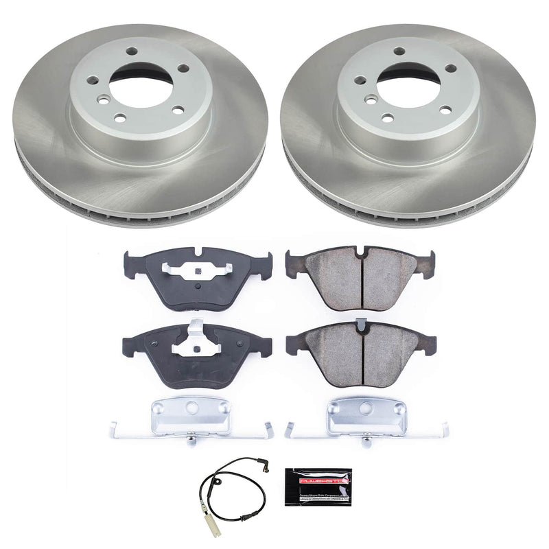Power Stop SC2110 - Front Z17 Evolution Pad And Semi-Coated Rotor Kit vehicle fitment brake part