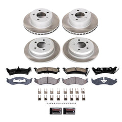 Power Stop SC2121 - Front And Rear Z17 Evolution Pad And Semi-Coated Rotor Kit vehicle fitment brake part