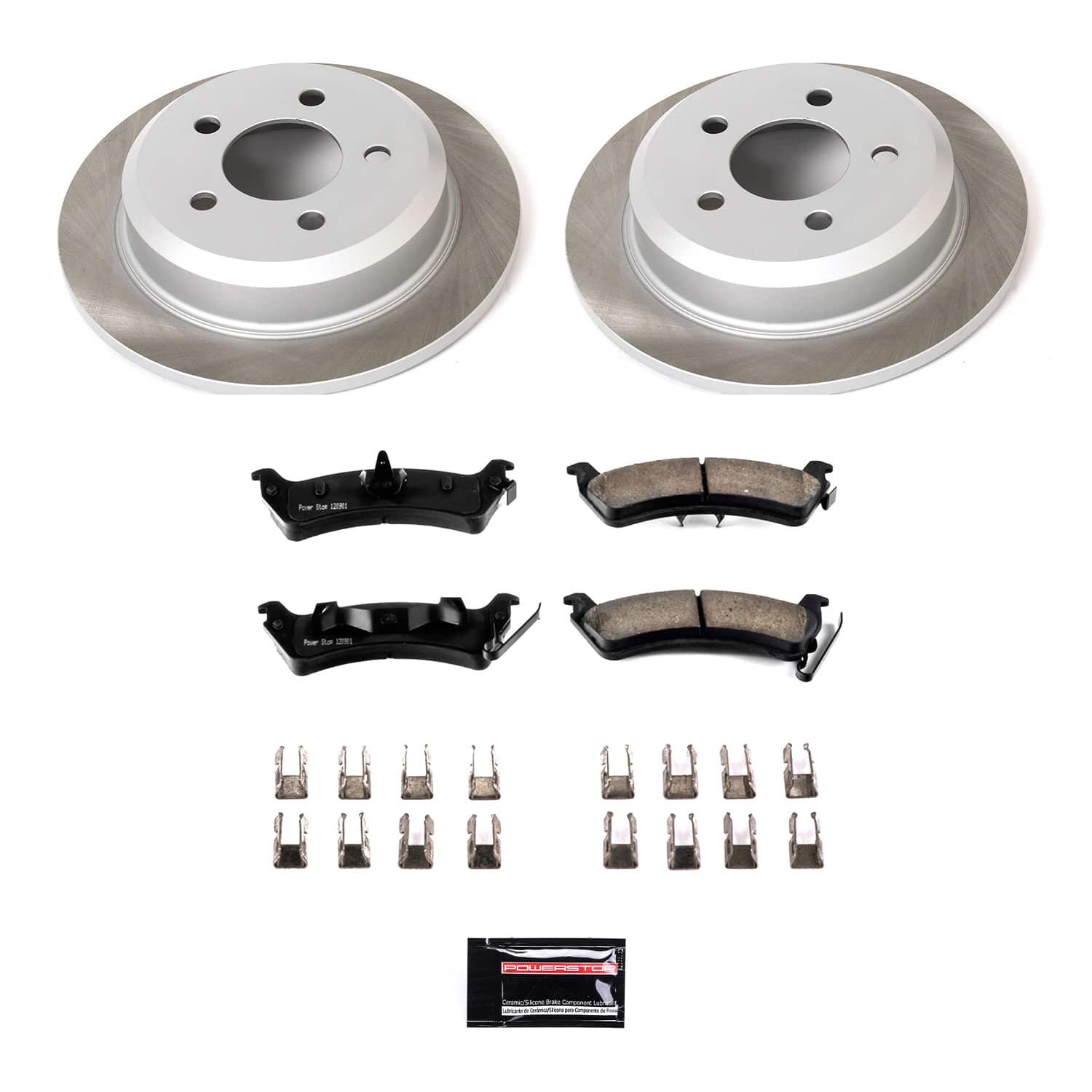 Power Stop SC2131 - Rear Z17 Evolution Pad And Semi-Coated Rotor Kit vehicle fitment brake part