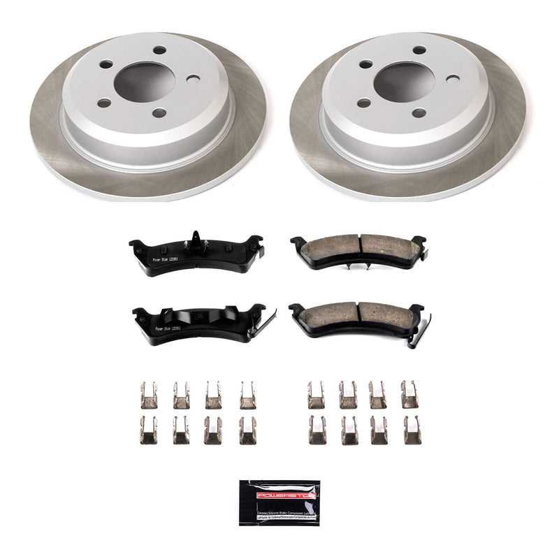 Power Stop SC2131 - Rear Z17 Evolution Pad And Semi-Coated Rotor Kit vehicle fitment brake part