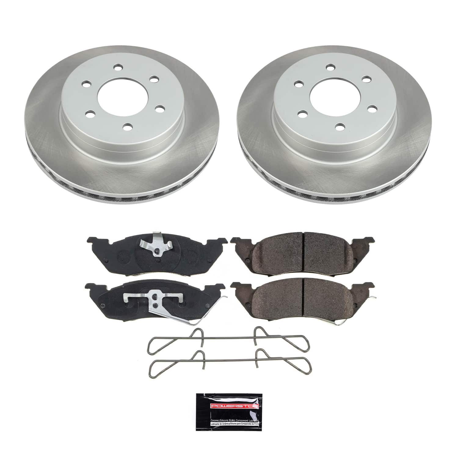 Power Stop SC2137 - Front Z17 Evolution Pad And Semi-Coated Rotor Kit vehicle fitment brake part
