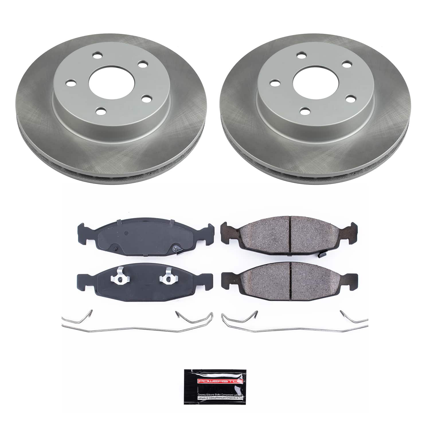 Power Stop SC2147 - Front Z17 Evolution Pad And Semi-Coated Rotor Kit vehicle fitment brake part