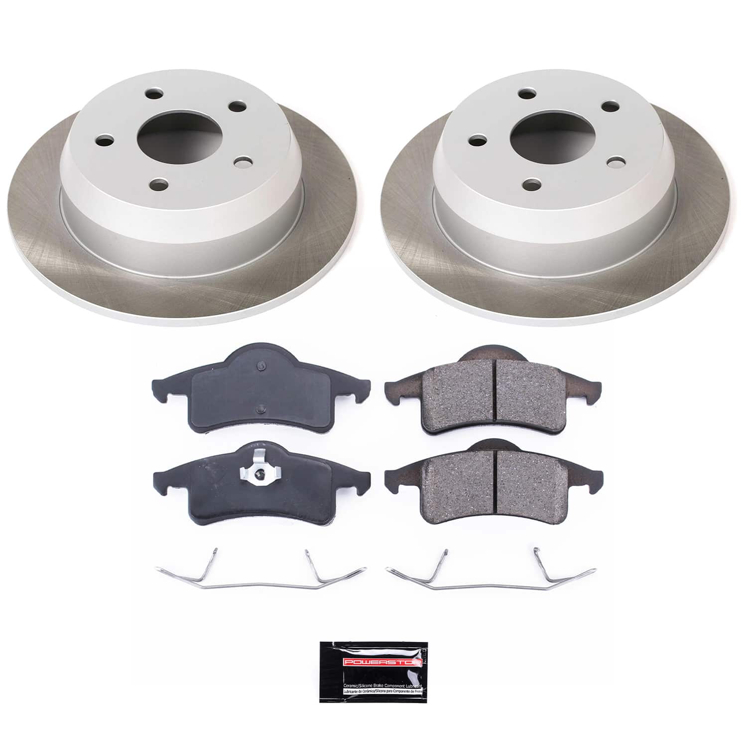 Power Stop SC2151 - Rear Z17 Evolution Pad And Semi-Coated Rotor Kit vehicle fitment brake part