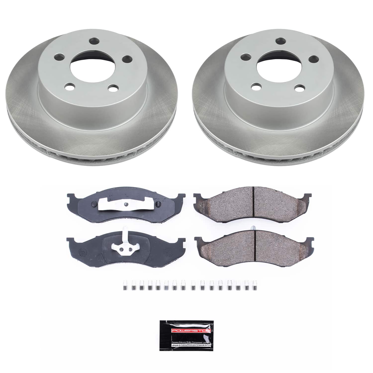 Power Stop SC2152 - Front Z17 Evolution Pad And Semi-Coated Rotor Kit vehicle fitment brake part