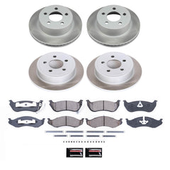 Power Stop SC2154 - Front And Rear Z17 Evolution Pad And Semi-Coated Rotor Kit vehicle fitment brake part