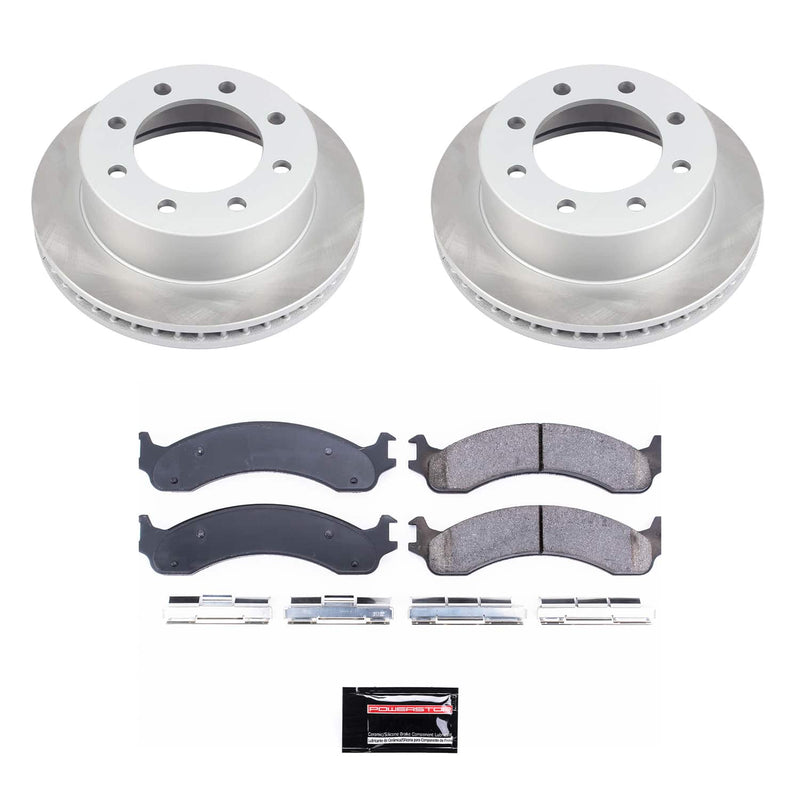 Power Stop SC2156 - Front Z17 Evolution Pad And Semi-Coated Rotor Kit vehicle fitment brake part