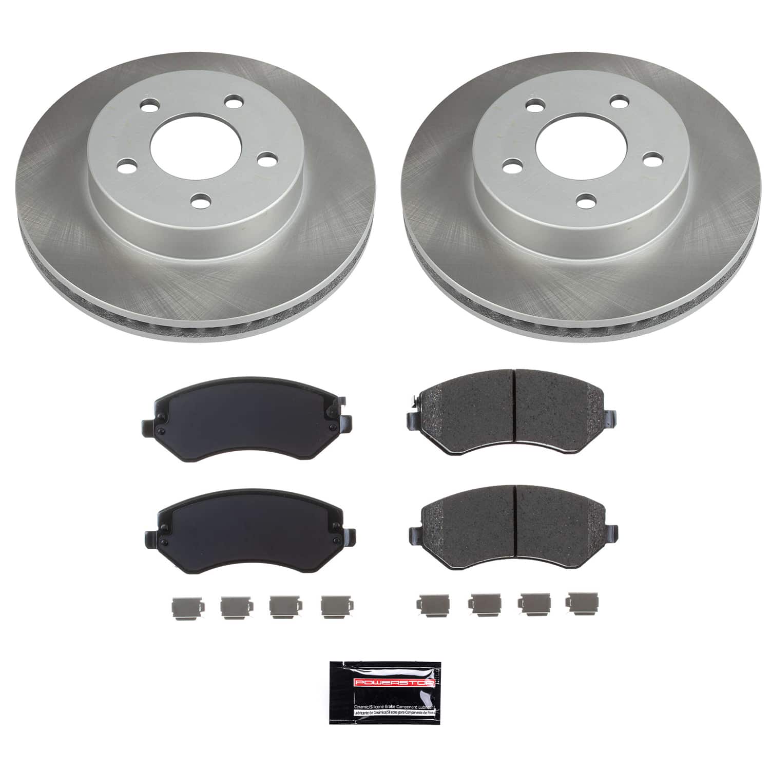 Power Stop SC2160 - Front Z17 Evolution Pad And Semi-Coated Rotor Kit vehicle fitment brake part