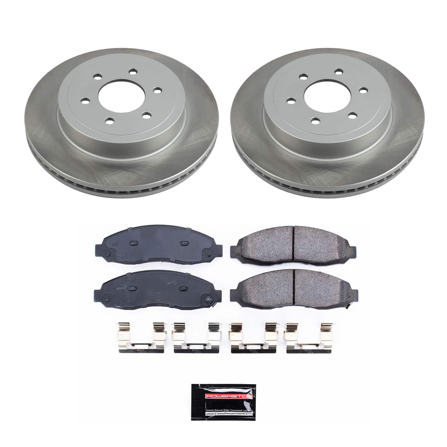 Power Stop SC2187 - Front Z17 Evolution Pad And Semi-Coated Rotor Kit vehicle fitment brake part