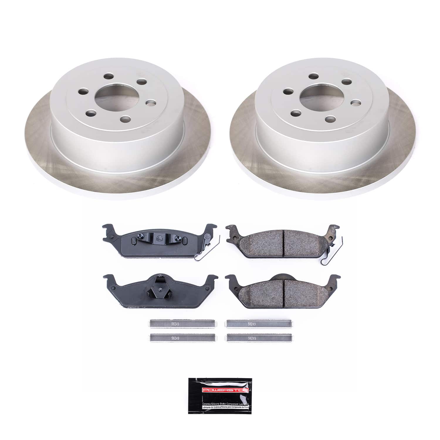 Power Stop SC2192 - Rear Z17 Evolution Pad And Semi-Coated Rotor Kit vehicle fitment brake part