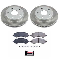 Power Stop SC2193 - Front Z17 Evolution Pad And Semi-Coated Rotor Kit vehicle fitment brake part