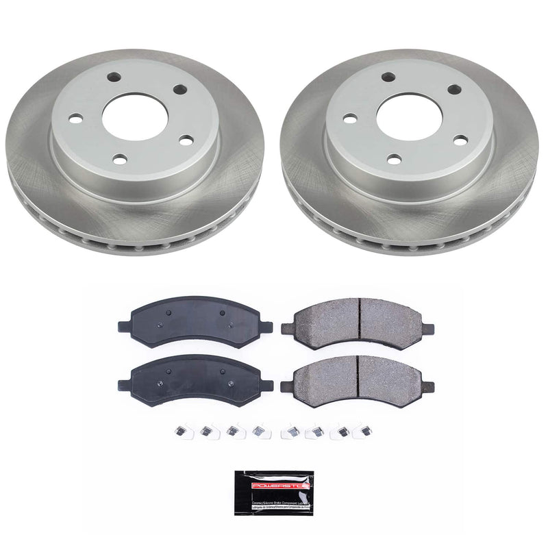 Power Stop SC2193 - Front Z17 Evolution Pad And Semi-Coated Rotor Kit vehicle fitment brake part