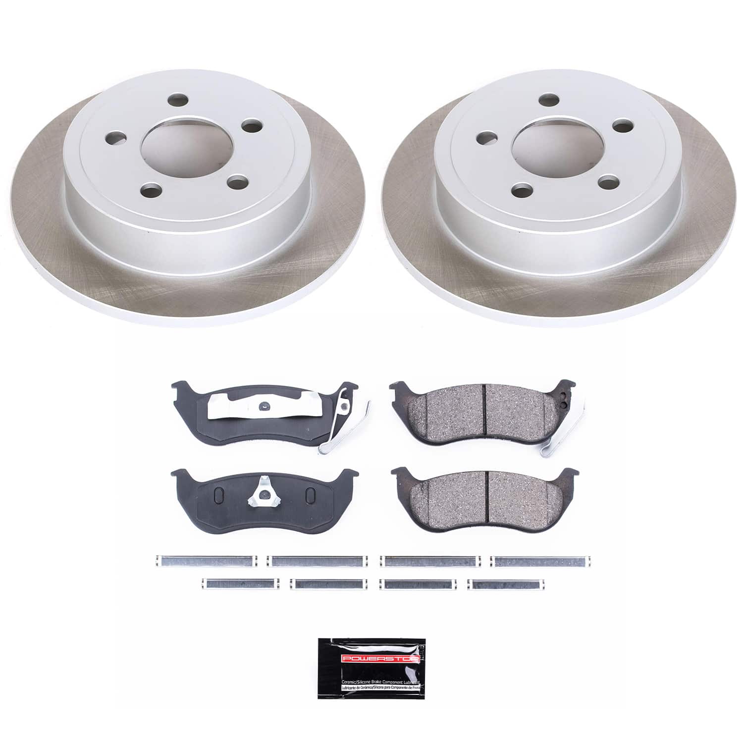 Power Stop SC2197 - Rear Z17 Evolution Pad And Semi-Coated Rotor Kit vehicle fitment brake part