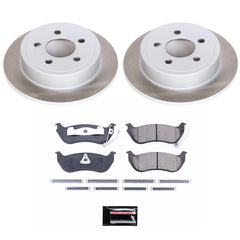 Power Stop SC2197 - Rear Z17 Evolution Pad And Semi-Coated Rotor Kit vehicle fitment brake part