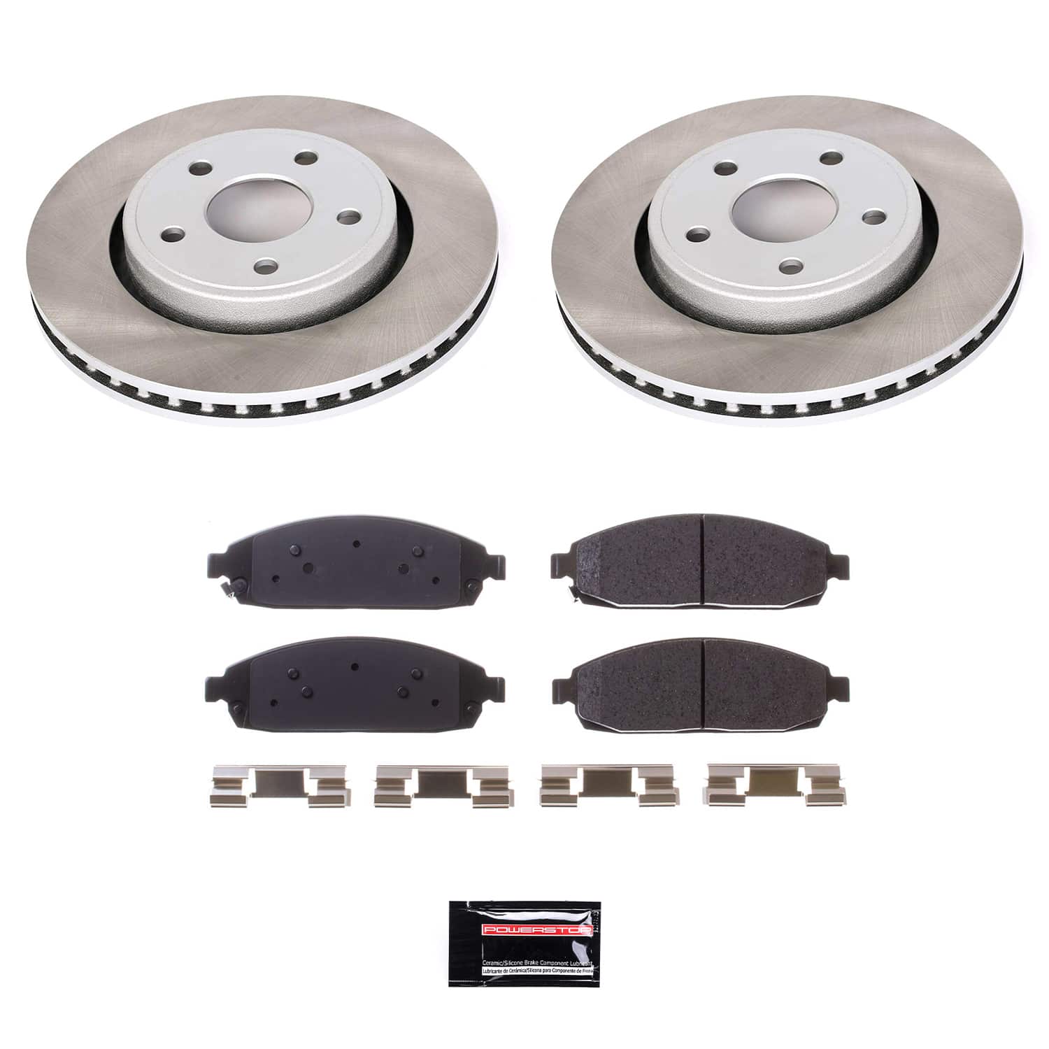 Power Stop SC2219 - Front Z17 Evolution Pad And Semi-Coated Rotor Kit vehicle fitment brake part