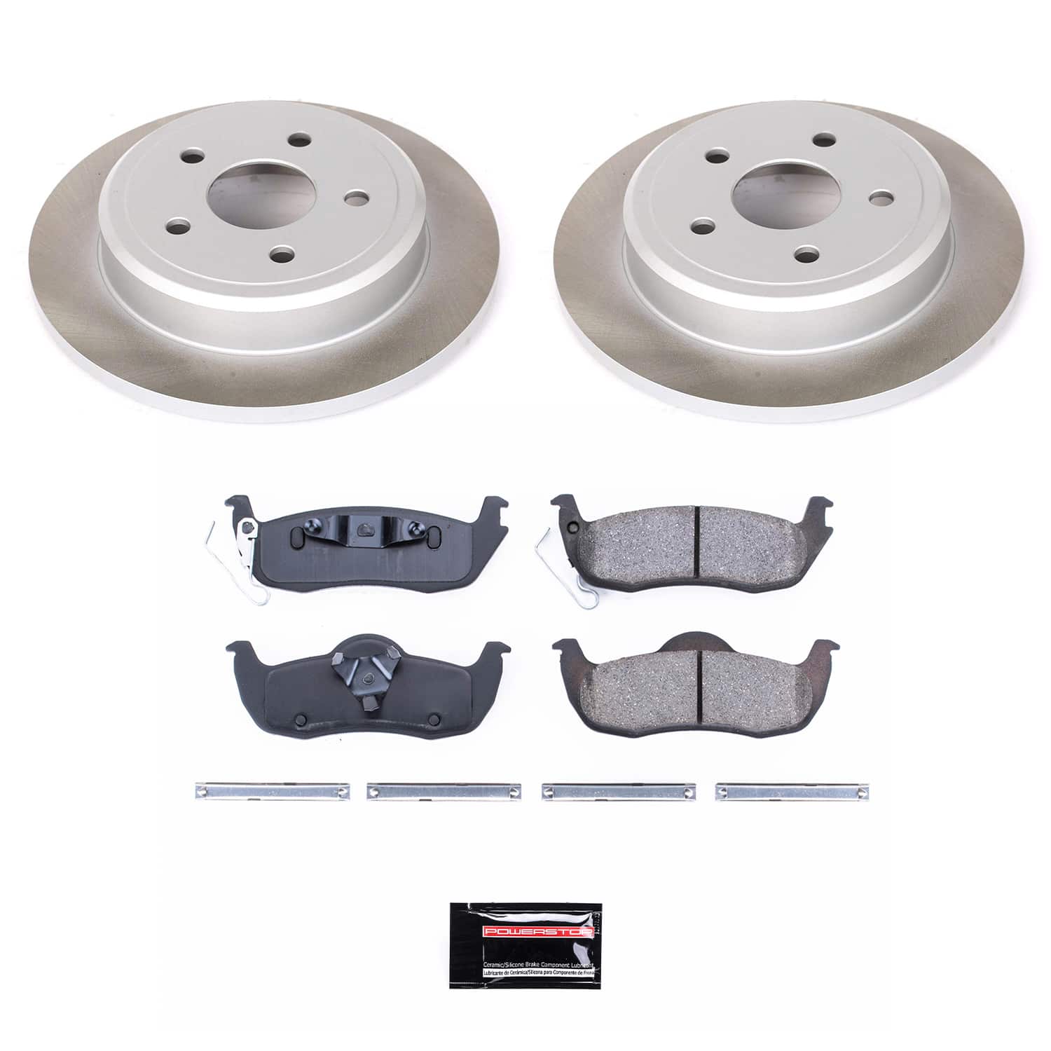 Power Stop SC2221 - Rear Z17 Evolution Pad And Semi-Coated Rotor Kit vehicle fitment brake part