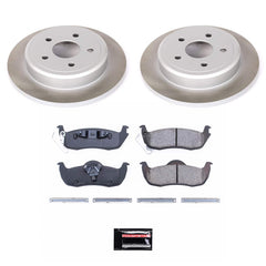 Power Stop SC2221 - Rear Z17 Evolution Pad And Semi-Coated Rotor Kit vehicle fitment brake part