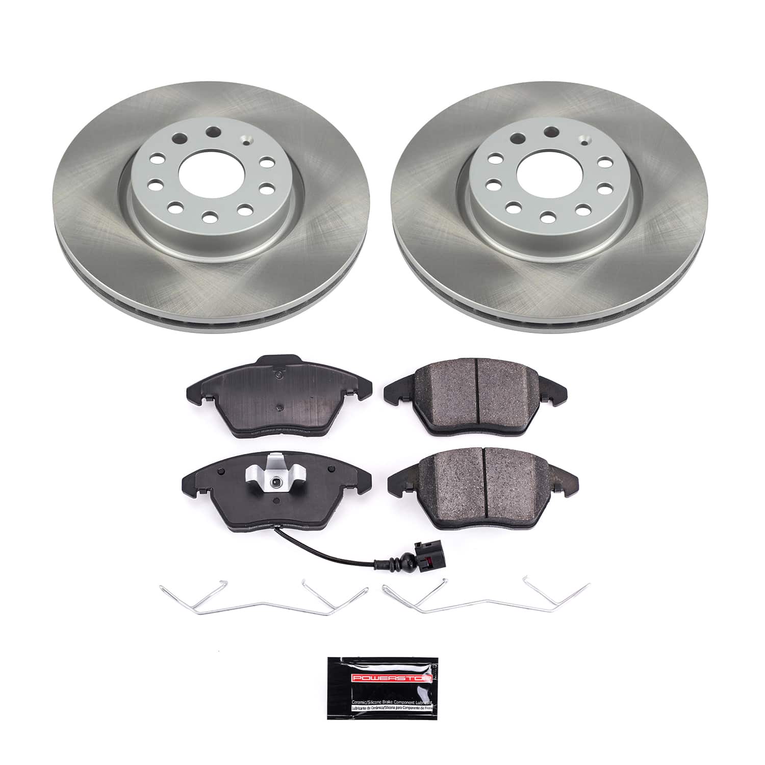 Power Stop SC2259 - Front Z17 Evolution Pad And Semi-Coated Rotor Kit vehicle fitment brake part