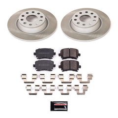 Power Stop SC2261 - Rear Z17 Evolution Pad And Semi-Coated Rotor Kit vehicle fitment brake part