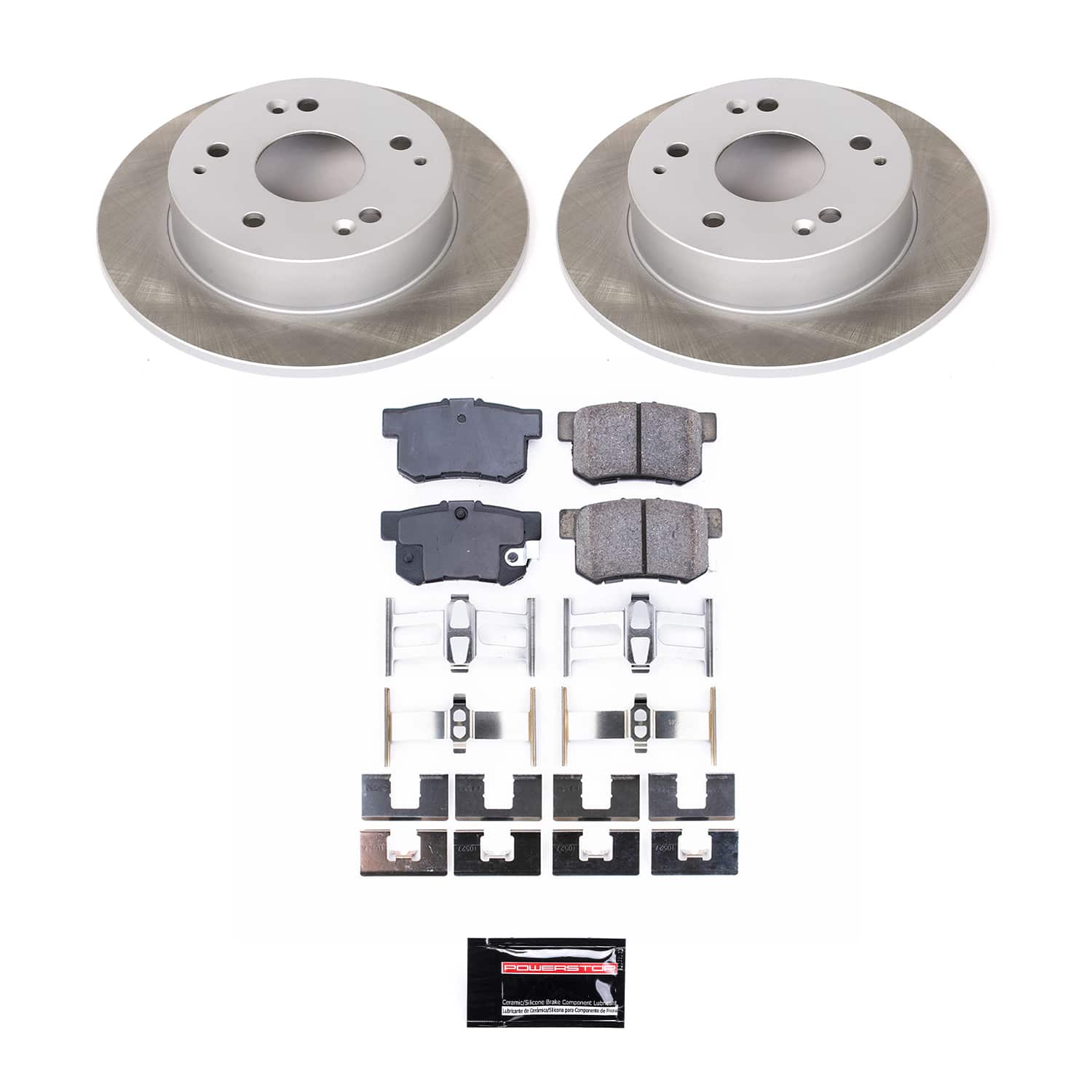 Power Stop SC2270 - Rear Z17 Evolution Pad And Semi-Coated Rotor Kit vehicle fitment brake part