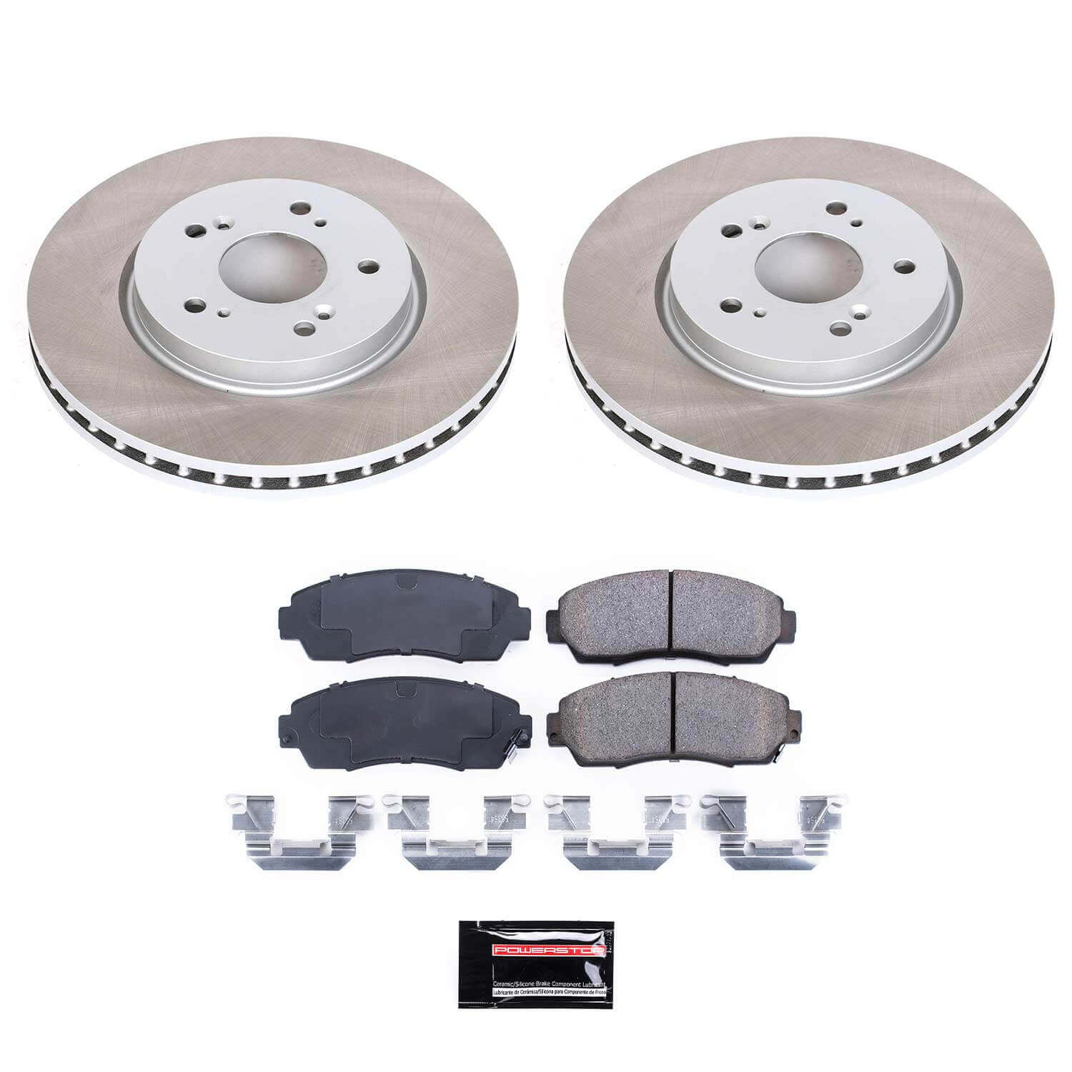 Power Stop SC228 - Front Z17 Evolution Pad And Semi-Coated Rotor Kit vehicle fitment brake part