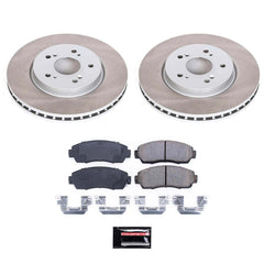 Power Stop SC228 - Front Z17 Evolution Pad And Semi-Coated Rotor Kit vehicle fitment brake part