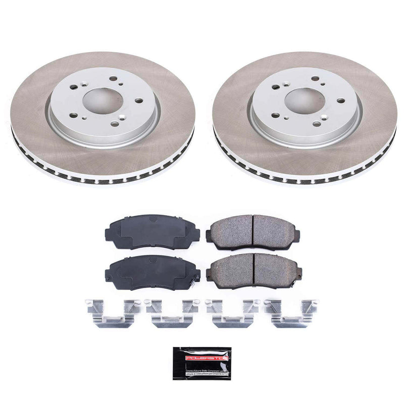 Power Stop SC228 - Front Z17 Evolution Pad And Semi-Coated Rotor Kit vehicle fitment brake part